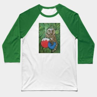 Pygmy Marmoset in the Festive Christmas Tree Baseball T-Shirt